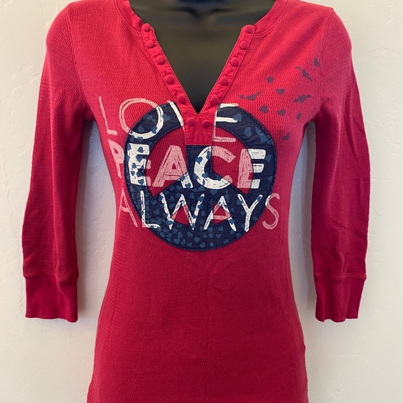 Lucky Brand Long Sleeved Thermal Top Size XS - Picture 2 of 8